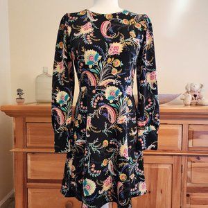 Loft Long Sleeve Floral Print Dress